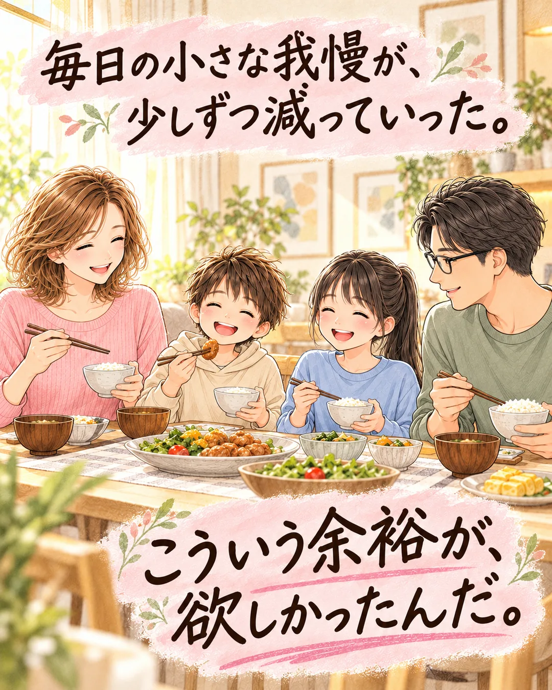 欲しかったのは、こういう余裕（感情の結末／大きな1コマ）
